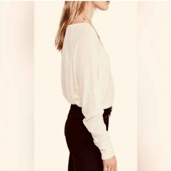 Free People Santa Clara Thermal in Alabaster Size Medium NWT - Picture 4 of 13
